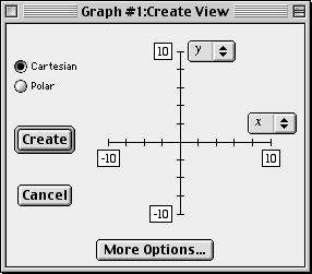 The Create View Window